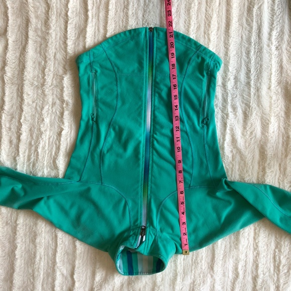 Lululemon Shape Jacket Bali Breeze Ombre Zipper Sz 4 - Picture 8 of 8